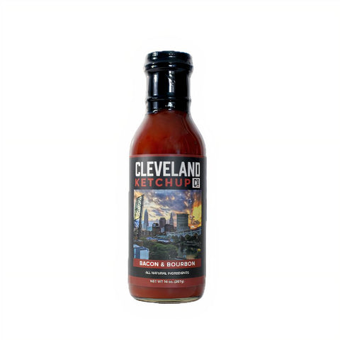Cleveland Ketchup Company Bacon & Bourbon Ketchup - 14 OZ 12 Pack