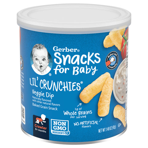 Gerber Graduates Lil Crunchies Veggie Dip 1.48 OZ
