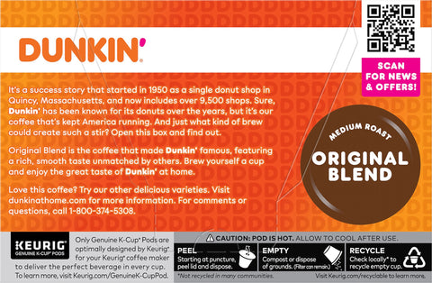 Dunkin' Original K-Cup 3.7 OZ