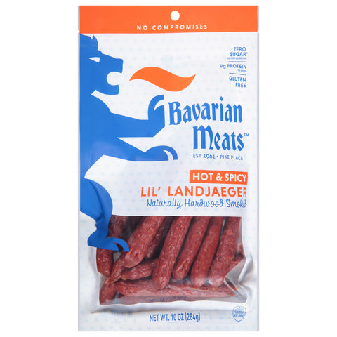 Bavarian Meats Hot & Spicy Lil' Landjaeger 10 oz - 6 Pack