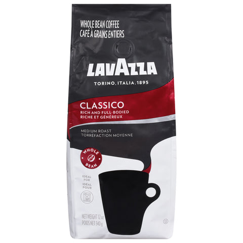 Lavazza Classico Whole Bean Coffee 12 OZ
