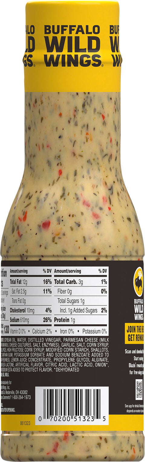 Buffalo Wild Wings Parmesan Garlic Sauce 12 FZ