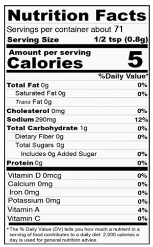 Stello Foods Spices - Cajun Blackened Seasoning 2.5 oz