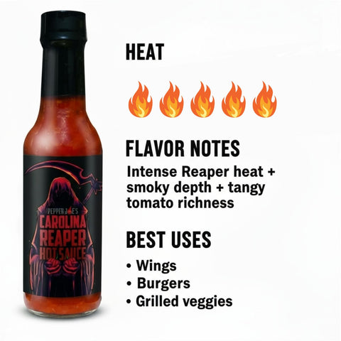 Pepper Joe's Carolina Reaper Hot Sauce - 5 oz