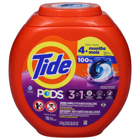 Tide 3 in 1 Spring Meadow Pods 57 OZ
