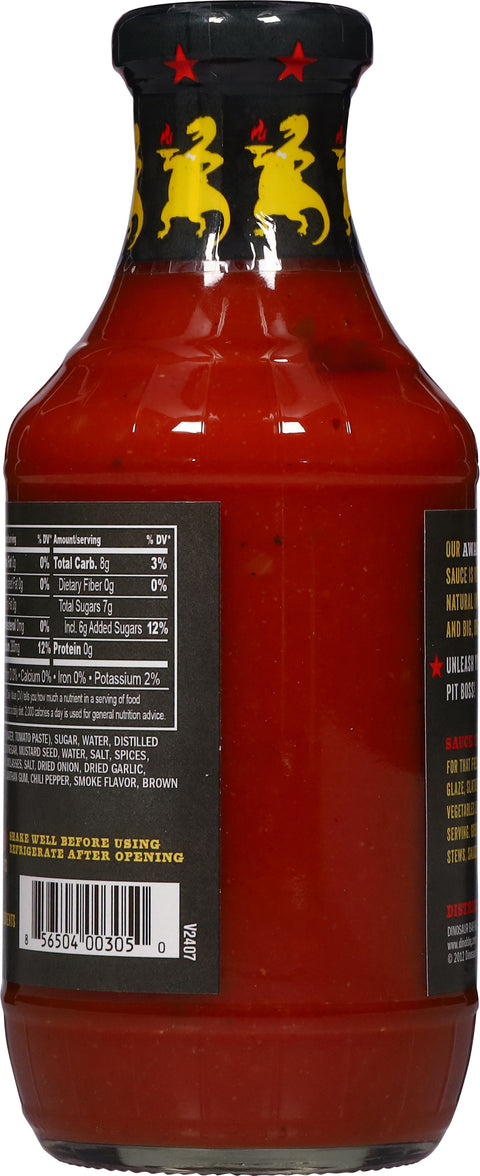 Dinosaur Gluten Free Sensuous Slathering BBQ Sauce 19 OZ