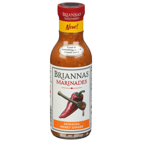 Briannas Sriracha Honey Ginger Marinade 12 FZ