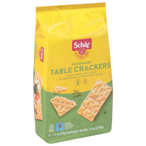 Schar Gluten-Free Rosemary Table Crackers 6