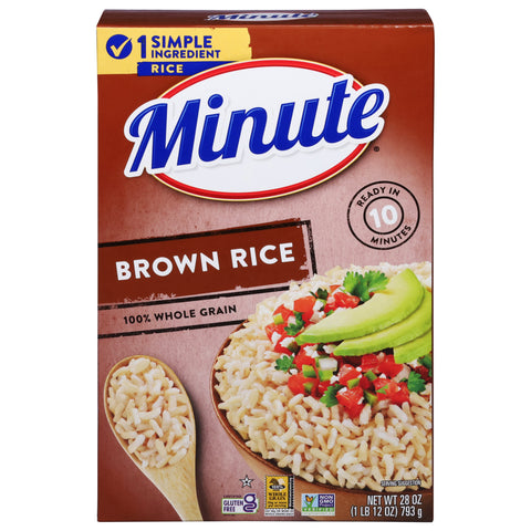 Minute Brown Rice 28 OZ