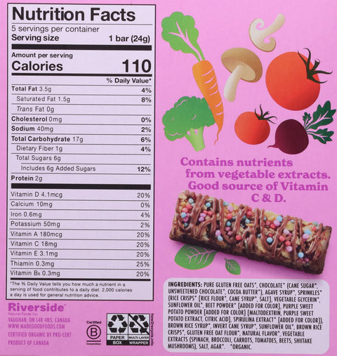 MadeGood Chocolate Drizzled Birthday Cake Flavor Granola Bars 5