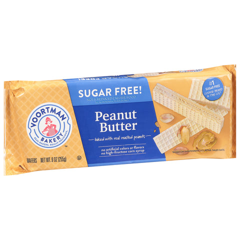 Voortman Bakery Sugar Free Wafers Peanut Butter 9 OZ