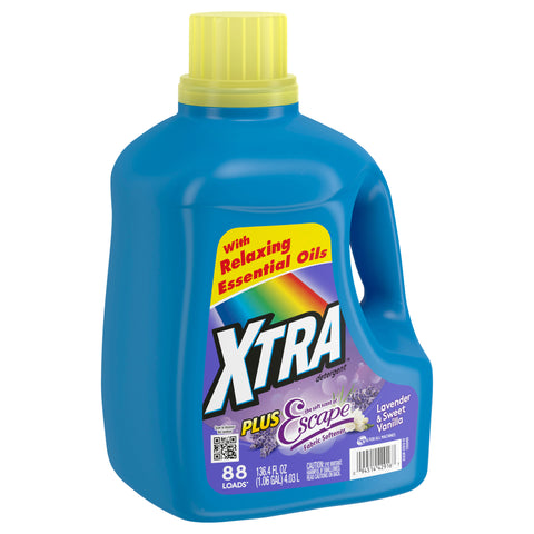 Xtra Liquid Detergent Plus Escape Lavender & Sweet Vanilla 136.4 FZ