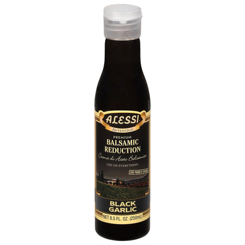 Alessi Premium Black Garlic Balsamic Reduction 8.5 fl oz - 6 Pack