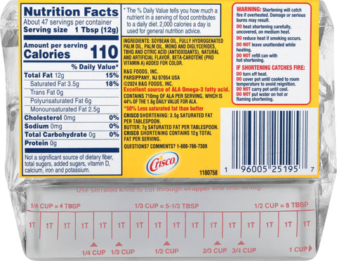 Crisco Baking Butter Sticks 20 OZ