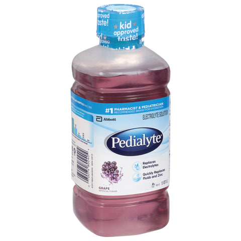 Pedialyte Electrolyte Solution Grape Flavor 33.8 FZ