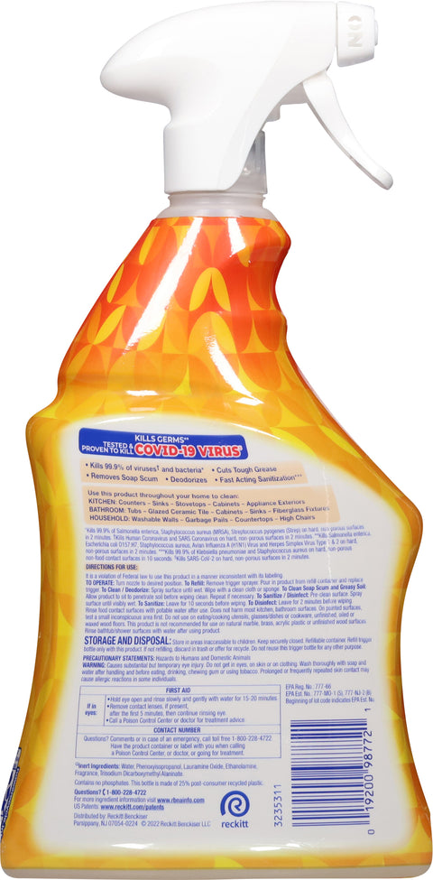 Lysol Mango Hibiscus All Purpose Cleaner 32 FZ