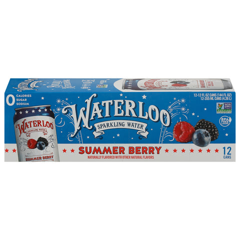 Waterloo Sparkling Water Summer Berry 144 FZ