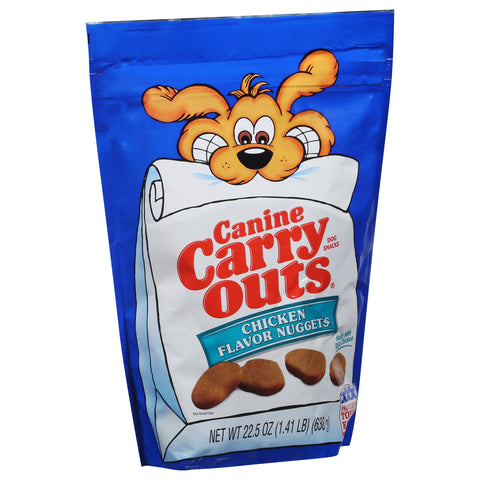 Canine Carry Outs Chicken Nuggets Dog Treats 22.5 OZ