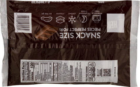 Hershey's Milk Chocolate Bar Snack Size 10.35 OZ