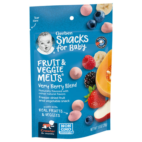 Gerber Graduates Melts Very Berry 1 OZ