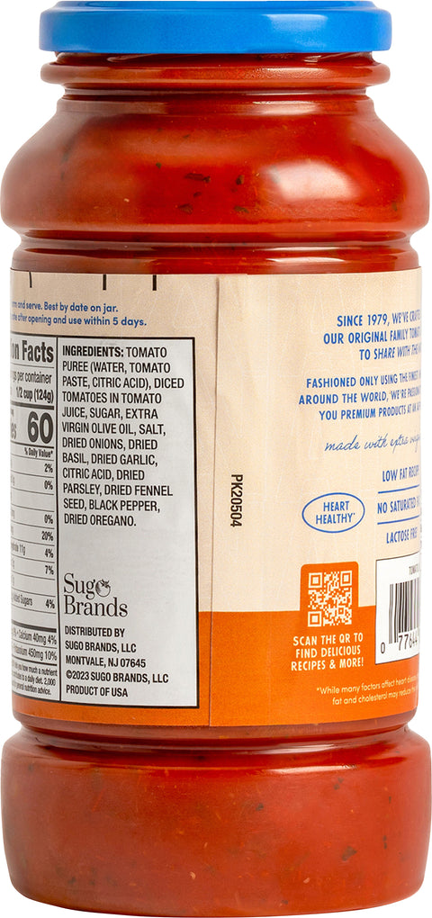 Francesco Rinaldi Pasta Sauce Hearty Tomato & Basil 24 OZ