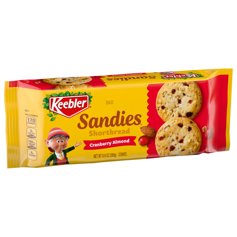 Keebler Cranberry Almond Sandies Shortbread 9.9 OZ