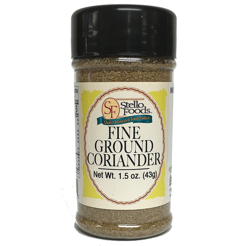 Stello Foods Spices - Coriander - Fine Ground 1.5 oz