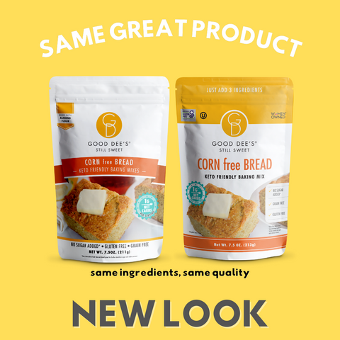 It’s back! Corn (free) Keto Bread Mix - Gluten Free and No Added Sugar