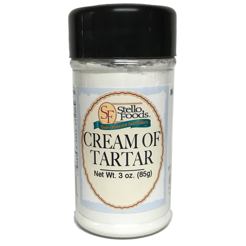 Stello Foods Spices - Cream of Tartar 3.0 oz
