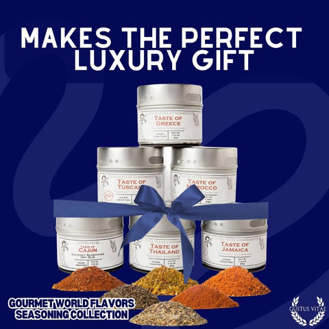Cuisines of the World Gourmet Seasonings Collection - 6 Tins