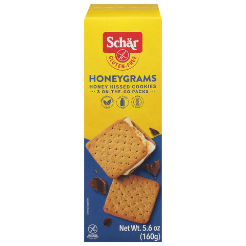 Schar Gluten-Free Honeygrams Cookies 3 ea - 6 Pack