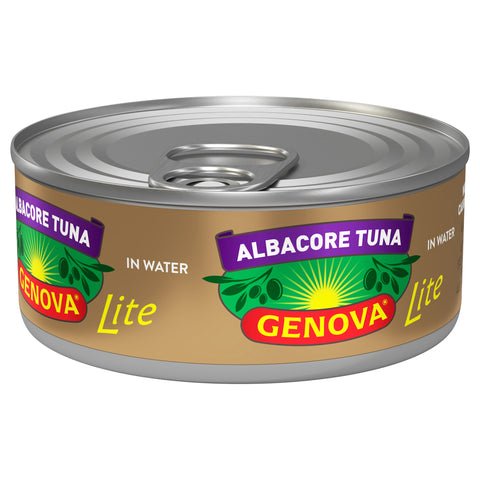 Genova Albacore Tuna In Water With Sea Salt 5 OZ