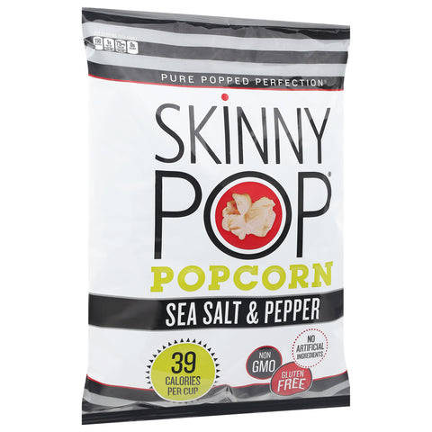 Skinny Pop Gluten Free Sea Salt & Pepper Popcorn 4.4 OZ