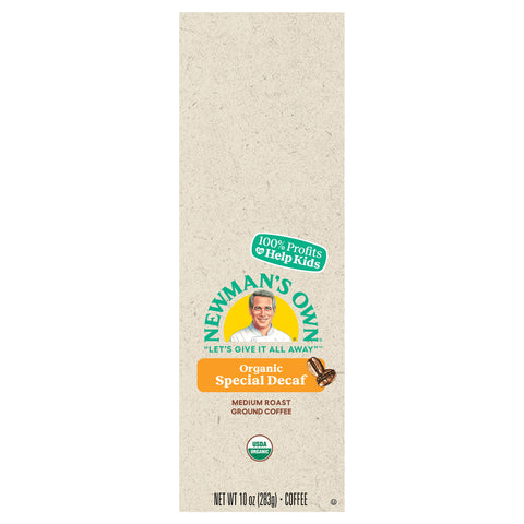 Newman's Own Organic Ground Special Medium Roast Decaf 10 OZ