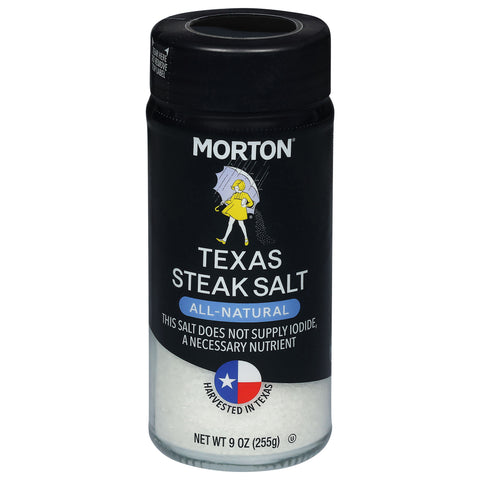 Morton® Texas Steak Salt, All-Natural Coarse Salt - 9oz - 6 Pack