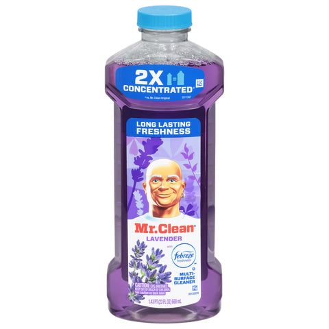 Mr. Clean Lavender with Febreze Freshness Multi-Surface Cleaner 1.43 pt - 6 Pack