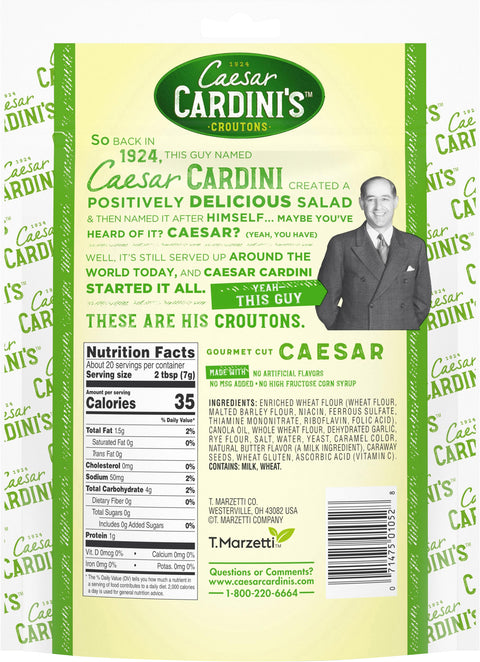 Cardini's Caesar Croutons 5 OZ