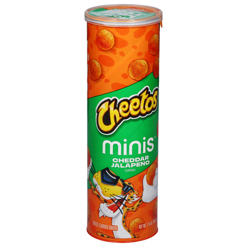 Cheetos Cheddar Jalapeno Flavored Cheese Flavored Snacks Minis 3.62 oz