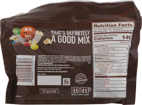 M&M's Milk Chocolate Chocolate Candies Sharing Size 10.0 oz