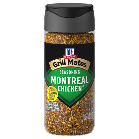 McCormick Grill Mates Seasoning Low Sodium Montreal Chicken 2.87 OZ