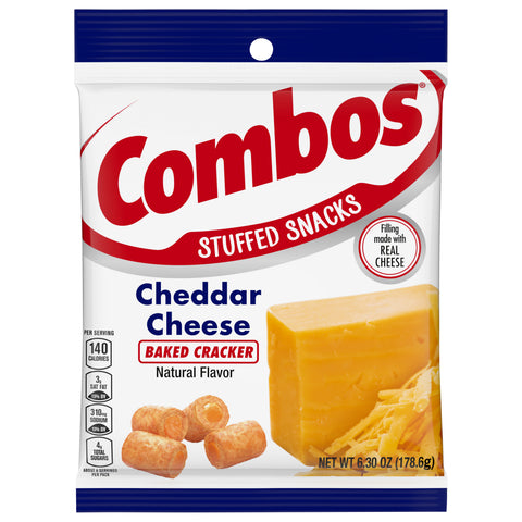 Combos Snacks Cheddar Cheese Crackers 6.3 OZ