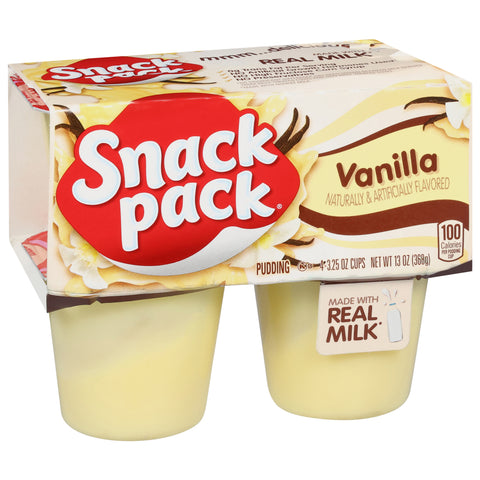 Snack Pack Pudding Vanilla 13 OZ