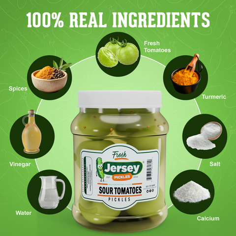 Sour Pickled Green Tomatoes