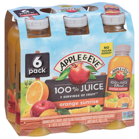 Apple & Eve Orange Sunrise 100% Juice Blend 6