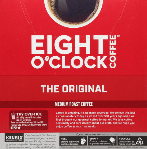 Eight O'Clock Coffee Medium Roast Ground The Original Coffee Value Pack 32