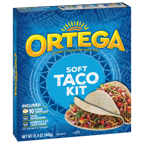 Ortega Soft Taco Kit 15.6 OZ