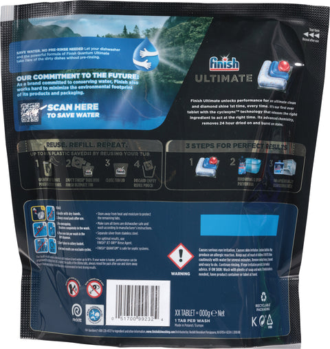 Finish Powerball Ultimate Automatic Dishwasher Detergent 21 ea