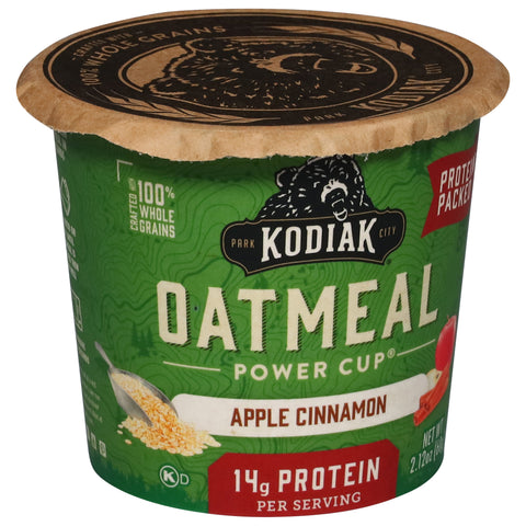 Kodiak Power Cup Protein Packed Apple Cinnamon Oatmeal 2.12 oz