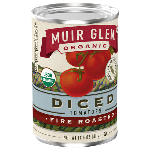 Muir Glen Organic Fire Roasted Diced Tomatoes 14.5 OZ