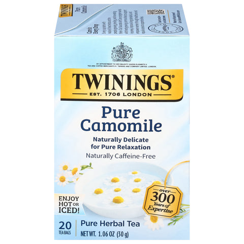 Twinings Pure Chamomile Herbal Tea 20 CT